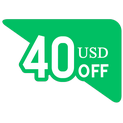 40 dollars off