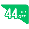 44 euro di sconto