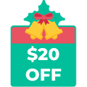 christmas 20usd off