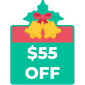 christmas 55usd off